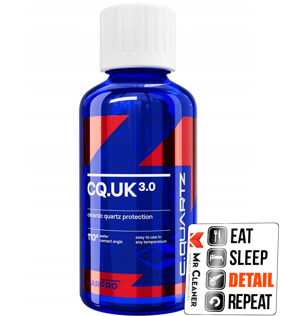 CarPro CQuartz UK Edition 3.0 Łatwa W Aplikacji Powłoka Kwarcowa 100 ml