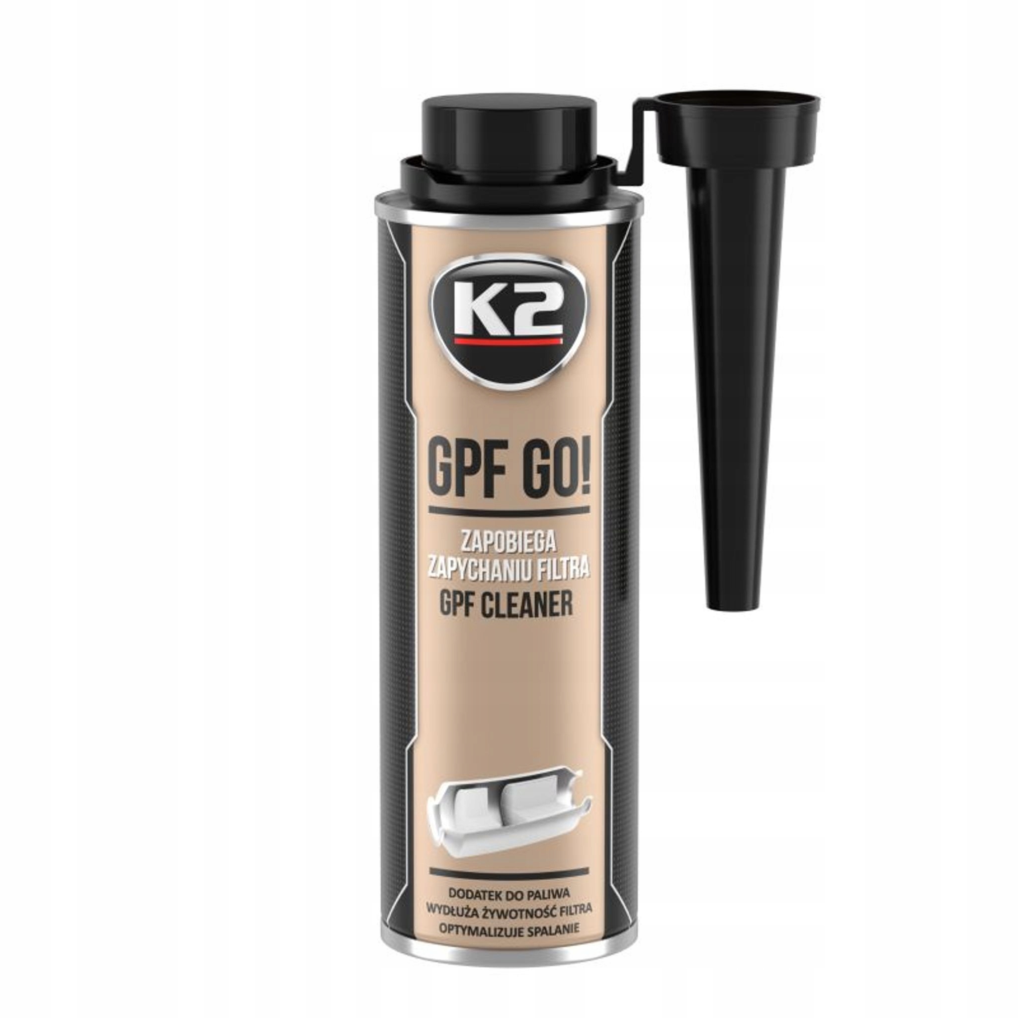 Dodatek do Benzyny K2 Gpf Go! Zapobiega Zapychaniu Filtra 250ml