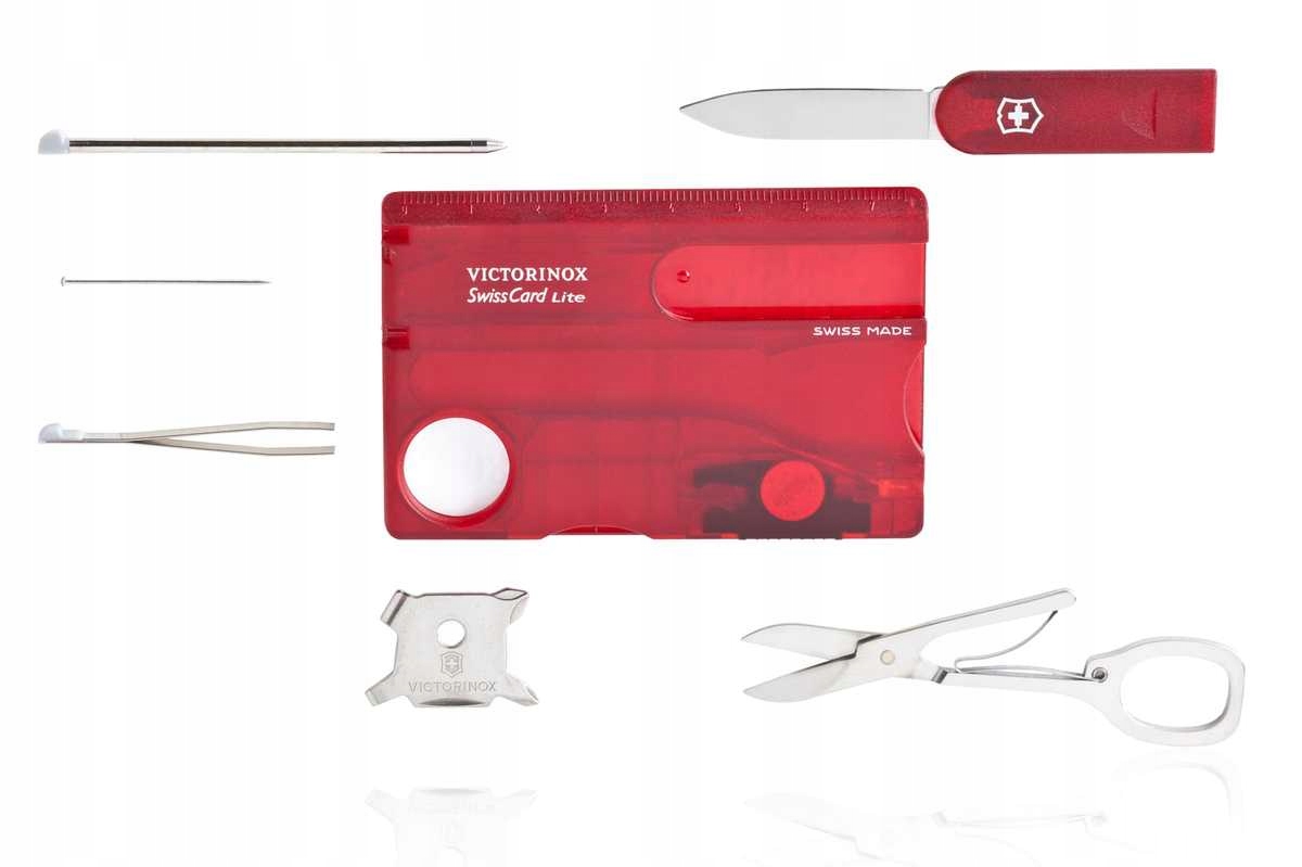 Multitool Victorinox SwissCard Lite z diodą LED Stan opakowania oryginalne