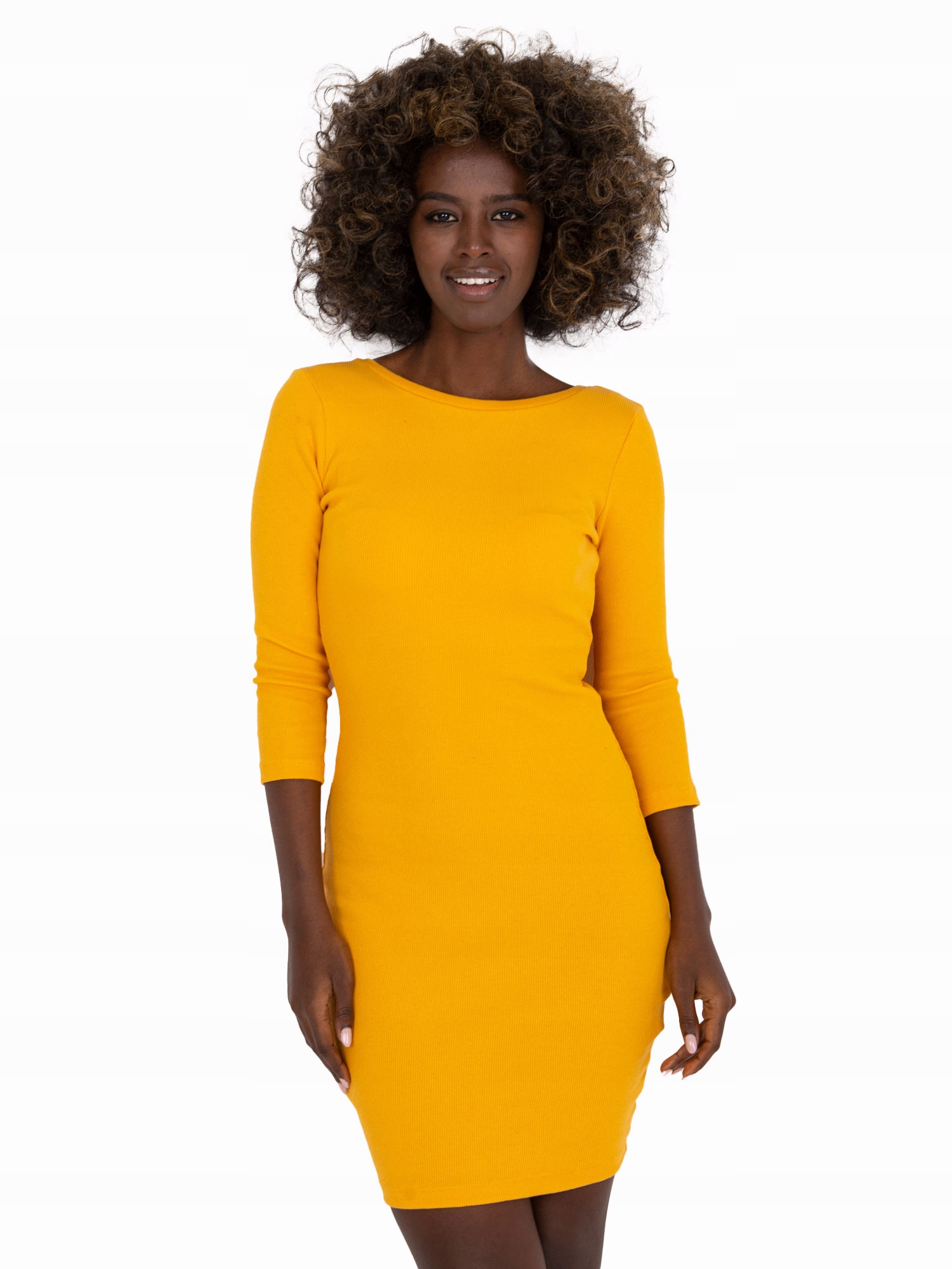 

Dopasowana Kobieca Sukienka z koronką - M