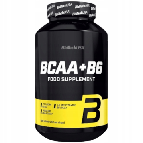 Biotech BCAA + B6 100 TABL аминокислоты регенерация EAN 5999076222629