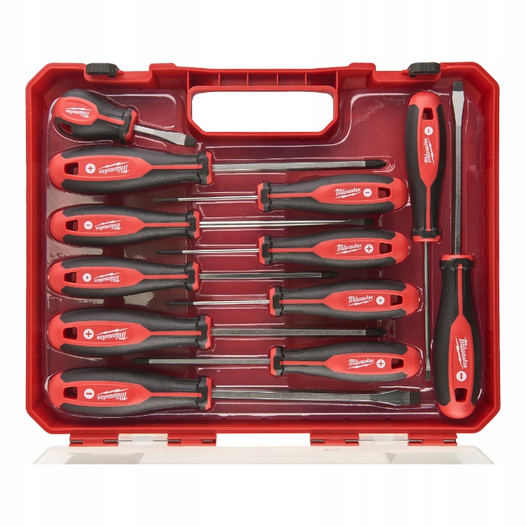 Sada šroubováků v kufříku Ph Pz Sl šroubováky 12 ks Milwaukee