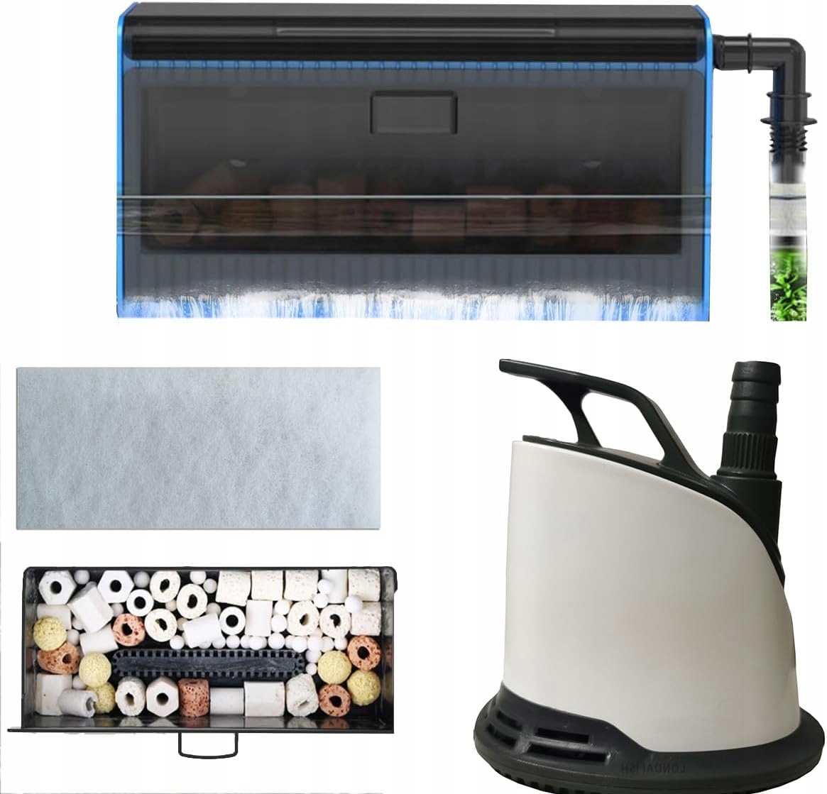 Filtr Do Akwarium Pompa Cyrkulacja Natlenianie Londafish