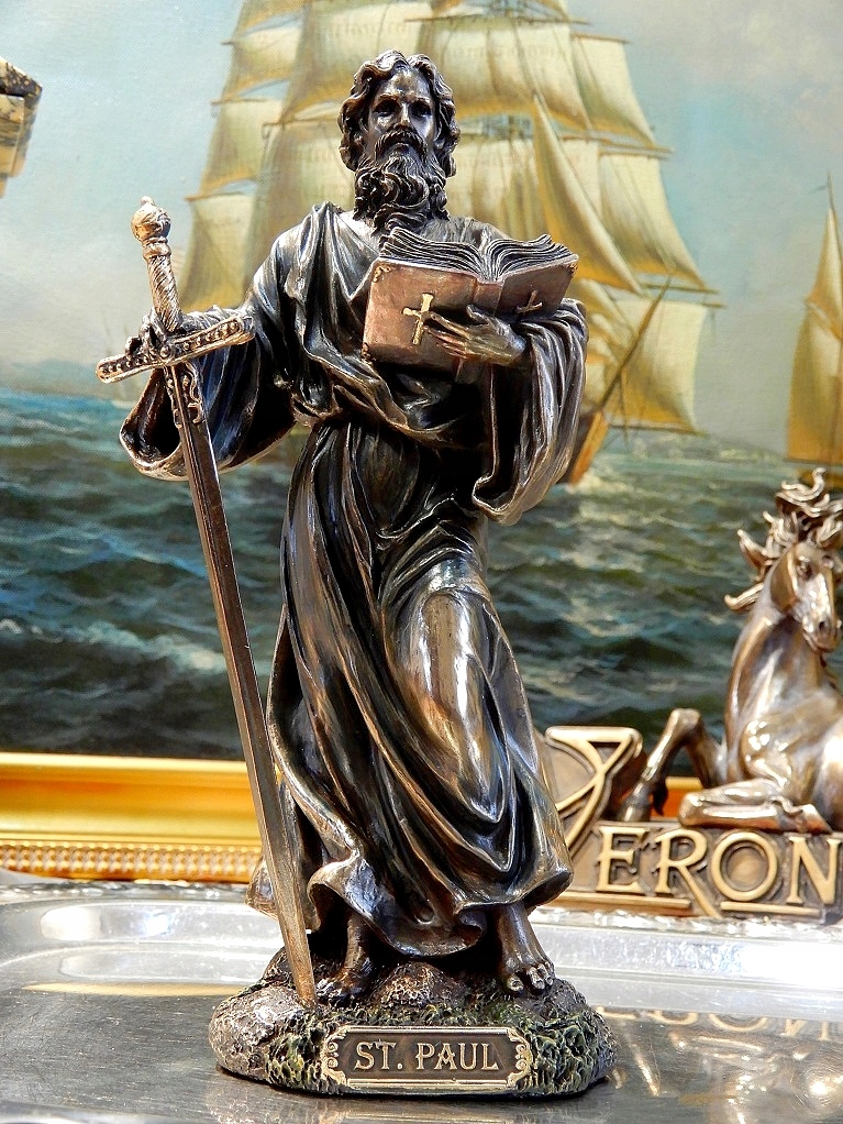 ŚW PAWEŁ Z TARSU SZAWEŁ APOSTOŁ NARODÓW GRAWER v Wysokość produktu 20 cm