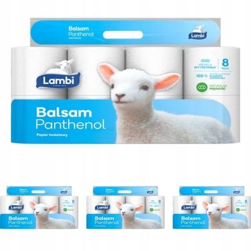 

Papier toaletowy Lambi Balsam Panthenol 32 rolki