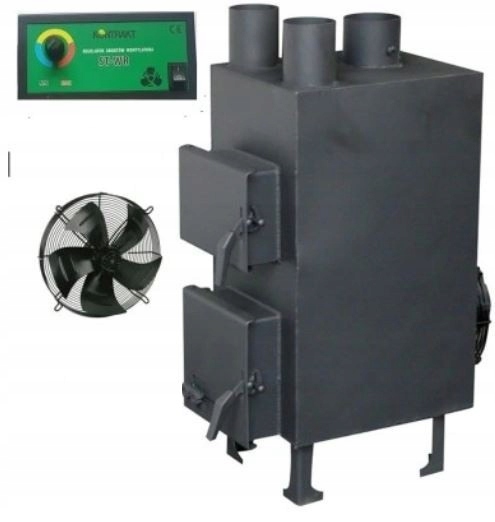 piec nadmuchowy z nadmuchem nagrzewnica +sterownik