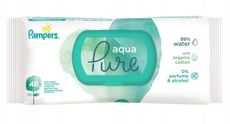 Детские влажные салфетки Aqua Pure 48 Pampers