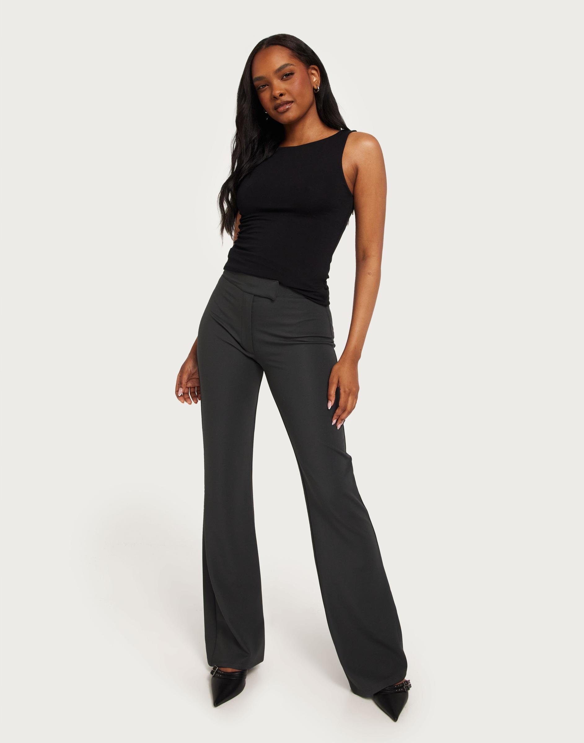 NELLY SZARE SPODNIE DZWONY WYSOKI STAN VB5 NG5__S Marka Nelly