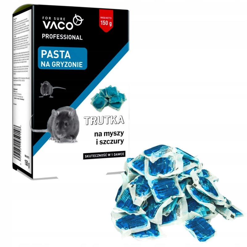 

Vaco Pasta na myszy i szczury Trutka Saszetki 150g
