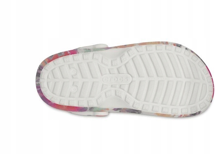 CROCS CLASSIC BLACK/MULTI KLAPKI Ocieplane 45-46 Model CROCS CLASSIC LINED TIE DYE CLOG 206341