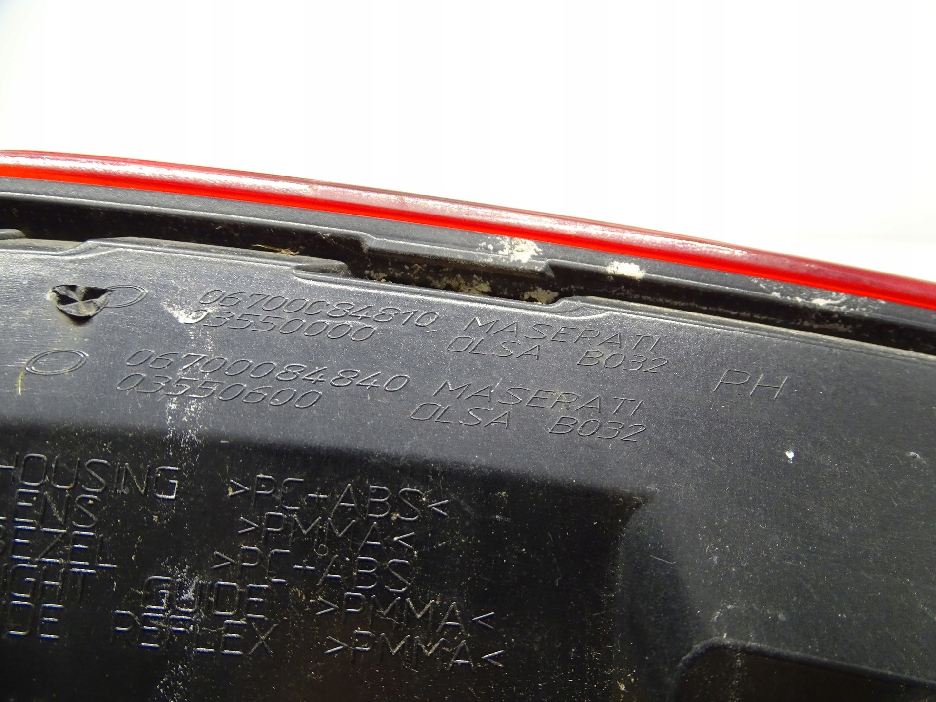 light right rear part MASERATI GHIBLI LED ORYG 06700C84810