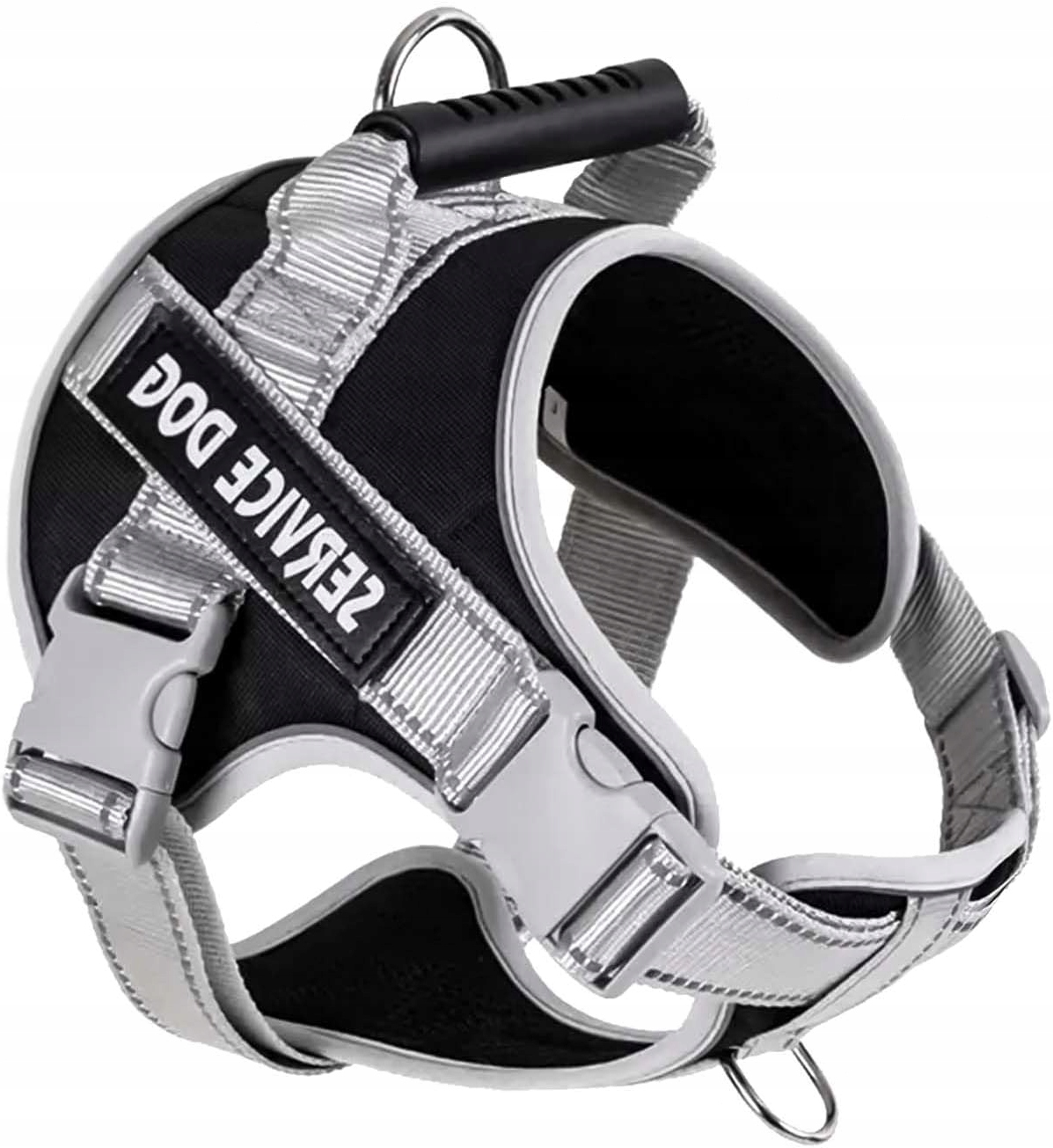 2X Beztlakové Nastavitelné Reflexní Prodyšné Postroje Pro Psa L 23-30 kg