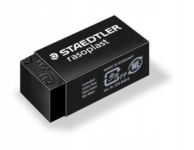 

Gumka Rasoplast, 33x16x13 mm, czarna, Staedtler