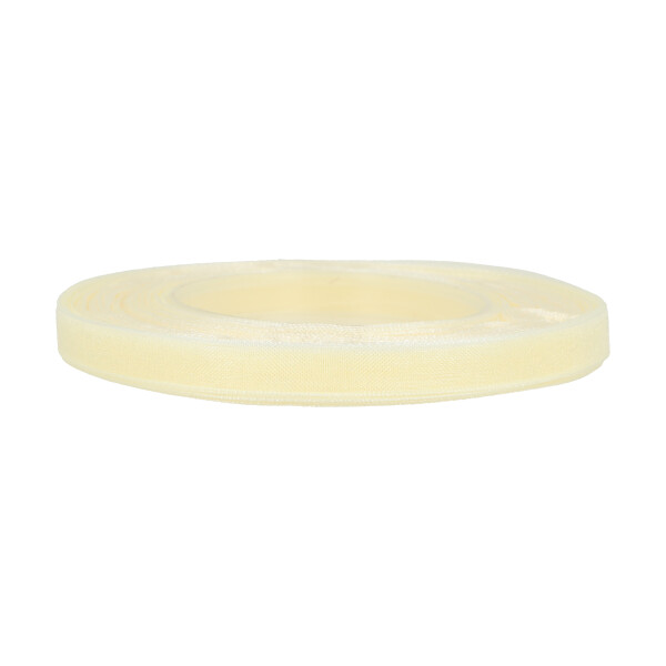 Tasiemka Szyfonowa Ecru Wstążka poliestrowa 6mm Organza 3002