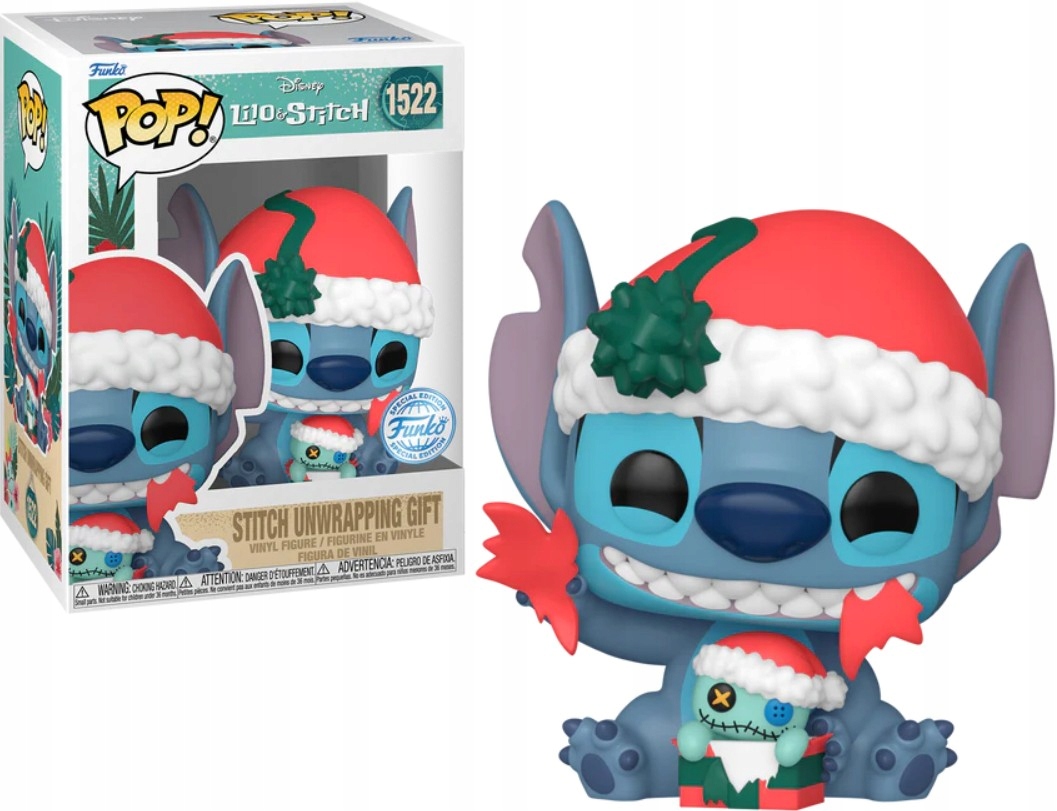 Funko Pop! Lilo & Stitch Disney 1522 Stitch rozbalovací dárek