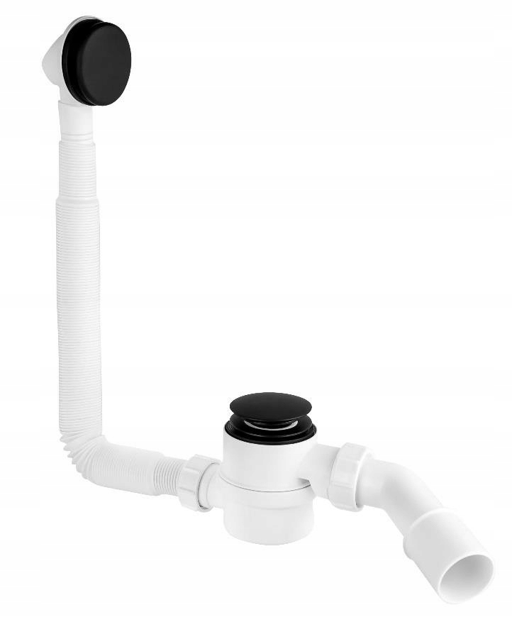 Syfon wannowy HC2600CLMB czarny