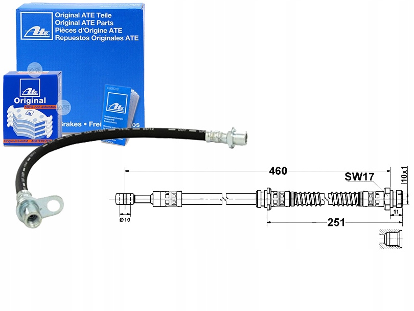 тормозной шланг . volvo S40 и V40