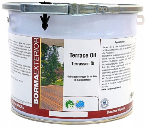 Olej na terasy altánků zahradního nábytku 2,5 L