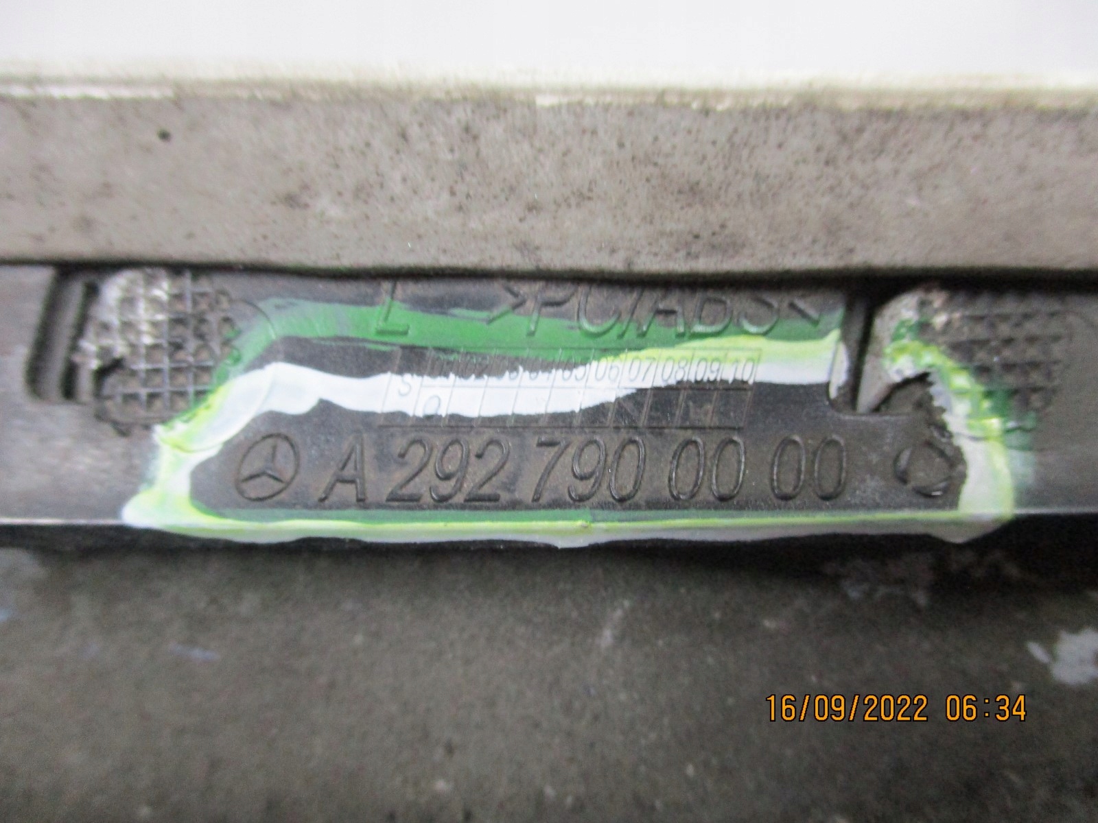 spoiler bonnet LOTKA MERCEDES A2927900000