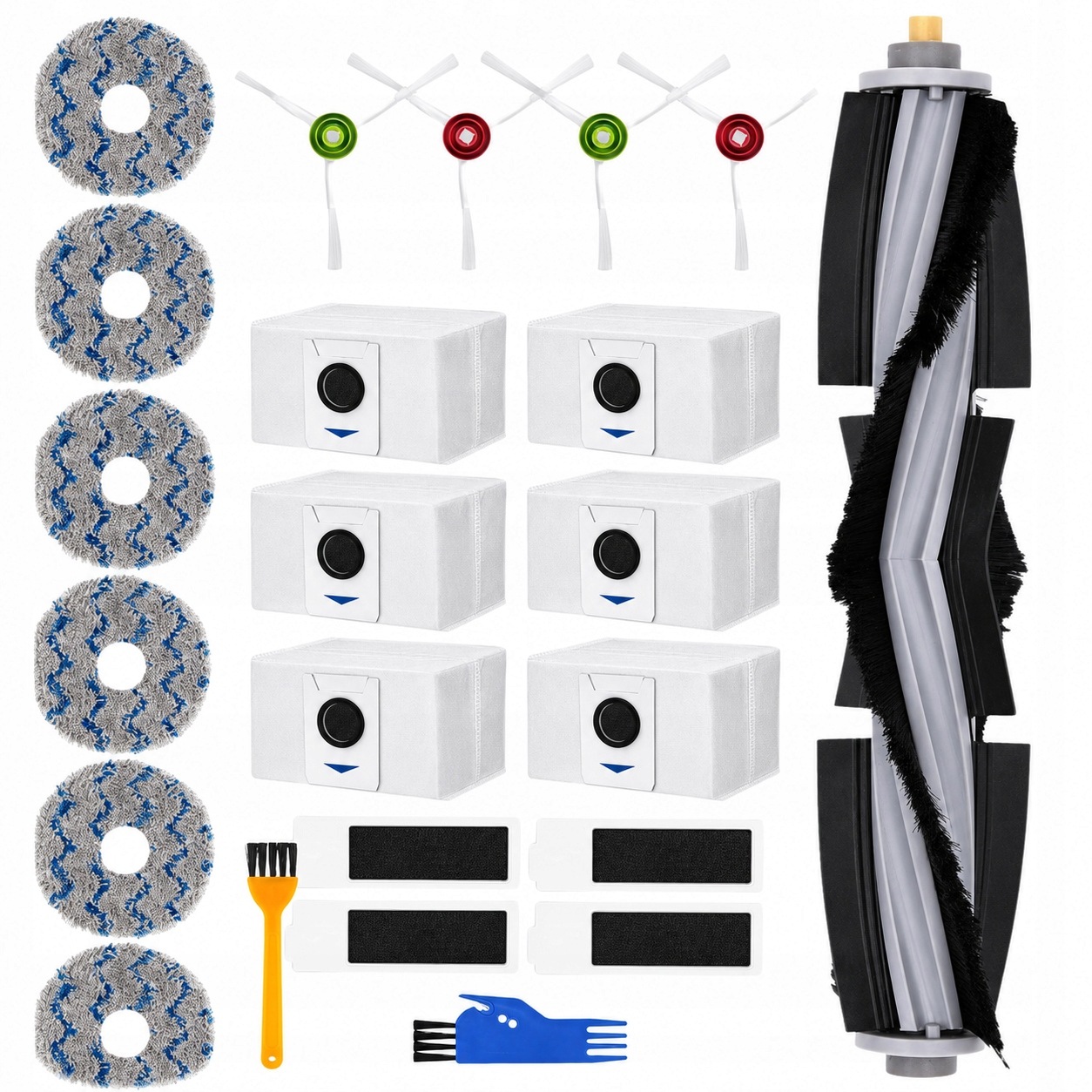 Velký Set pro Ecovacs Deebot T20 Omni Pro sáčky mopy filtry kartáče sáčky