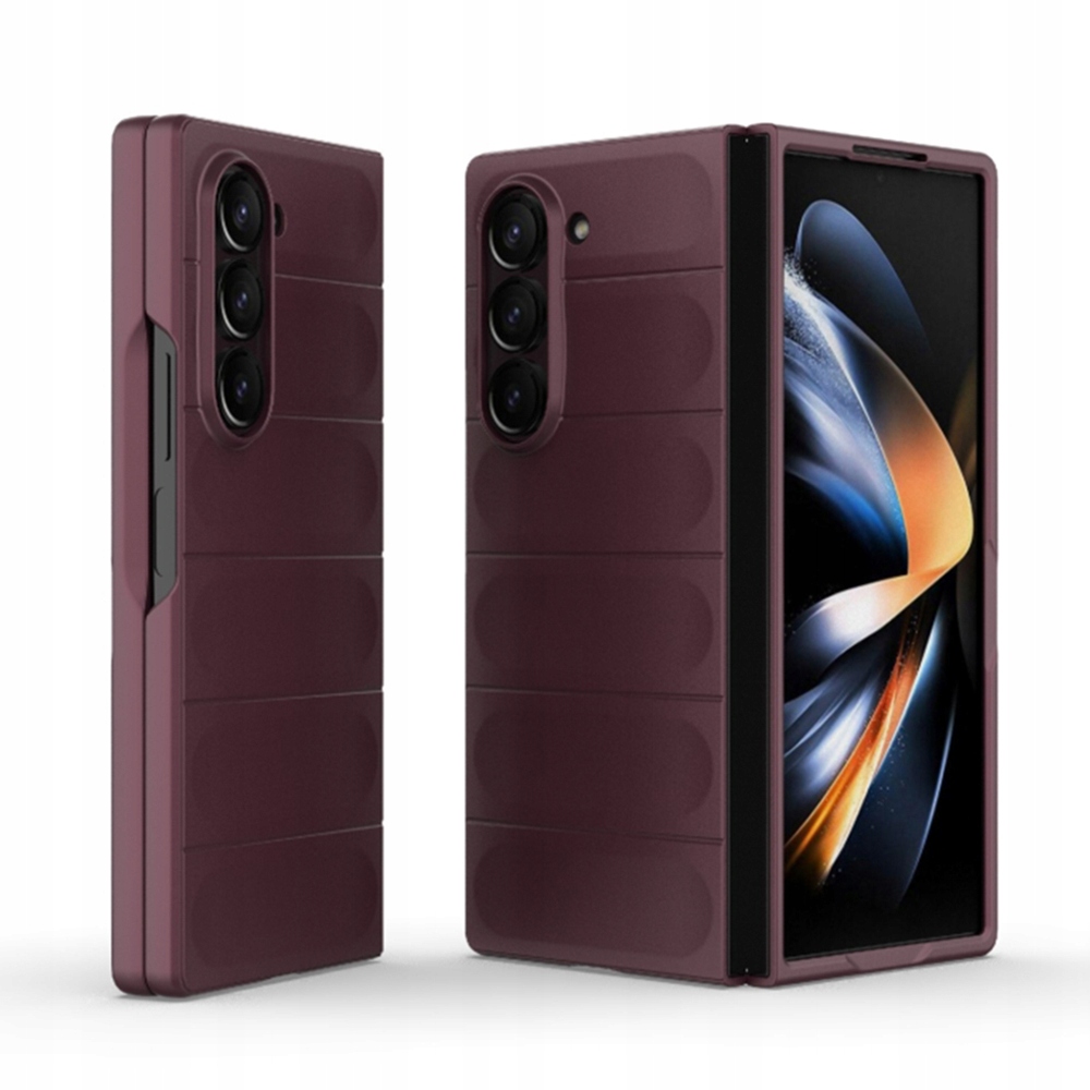 Techsuit Magic Shield ochronne etui do Samsung Galaxy Z Fold6 – bordowe