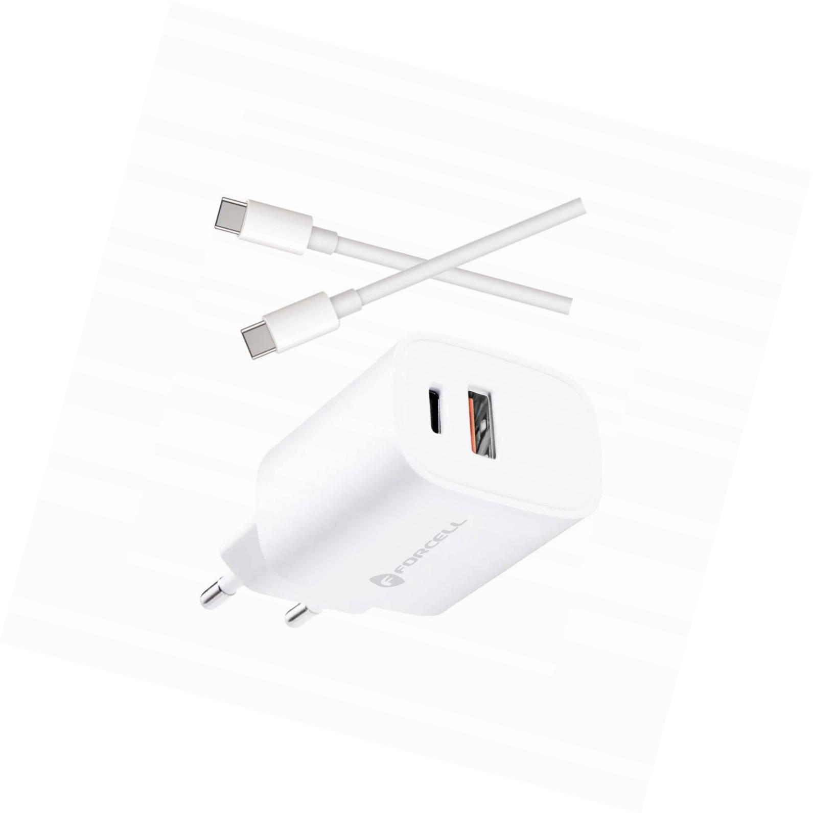 Szybka ładowarka 30W 2 wejścia z kablem Usb-c do Samsung Galaxy M51