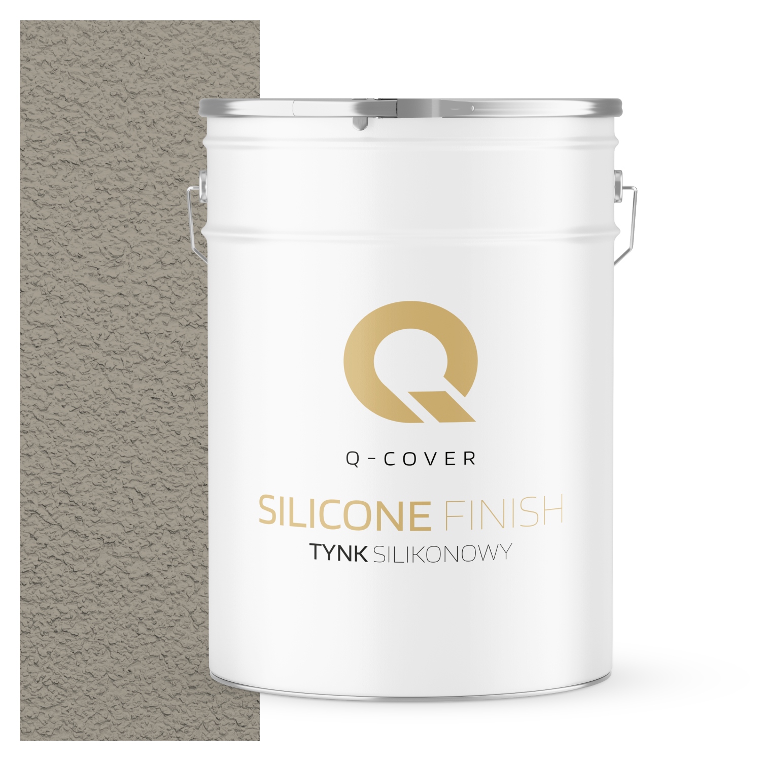 Omietka Silikón Fasádna Šedá Teplá F293 25KG Baránok Granulácia 2.0mm