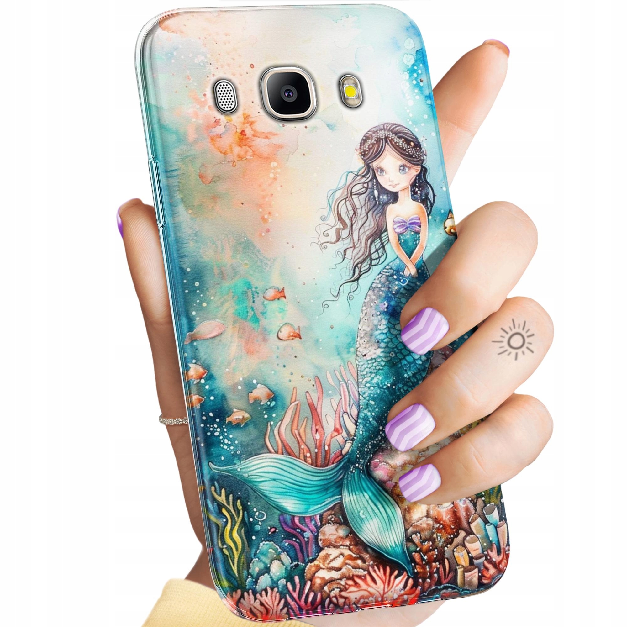 Etui Do Samsung J5 2017 J530 Syrenki Nimfy Morskie Panny Obudowa Case