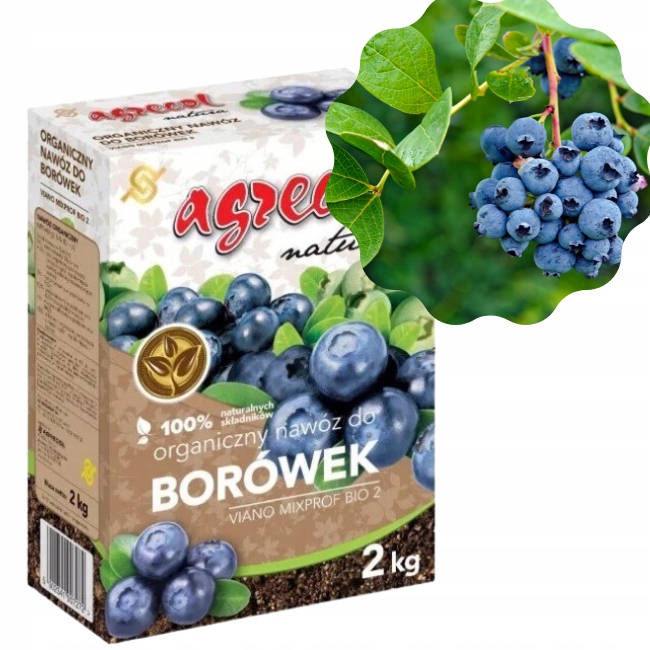 

Organiczny nawóz do borówek 2KG Agrecol Natura