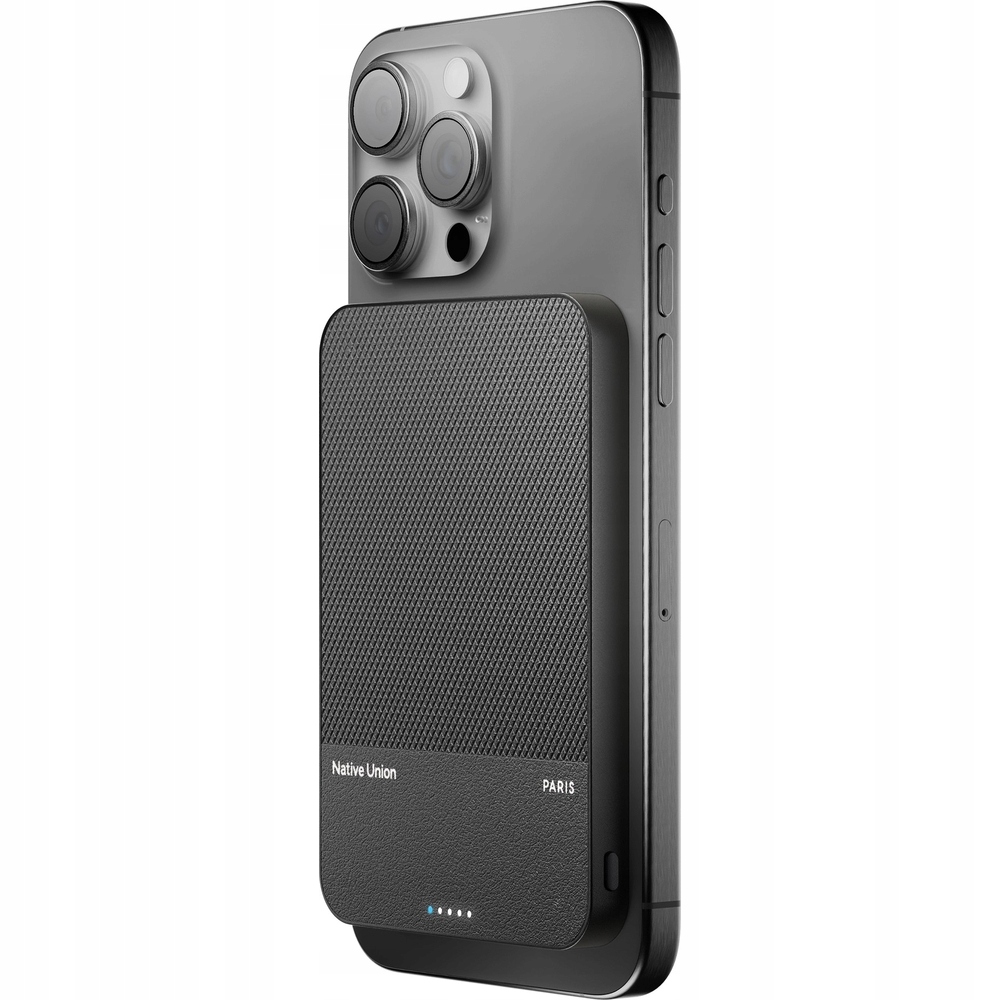 Indukčná powerbanka 5000 mAh 20W Qi2 MagSafe, Native Union REClassic kábel