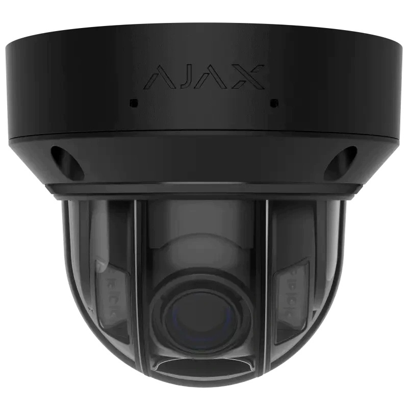 Ajax Systems DomeCam Hlvf 5MP Ai Ip kamera PoE motozoom černá