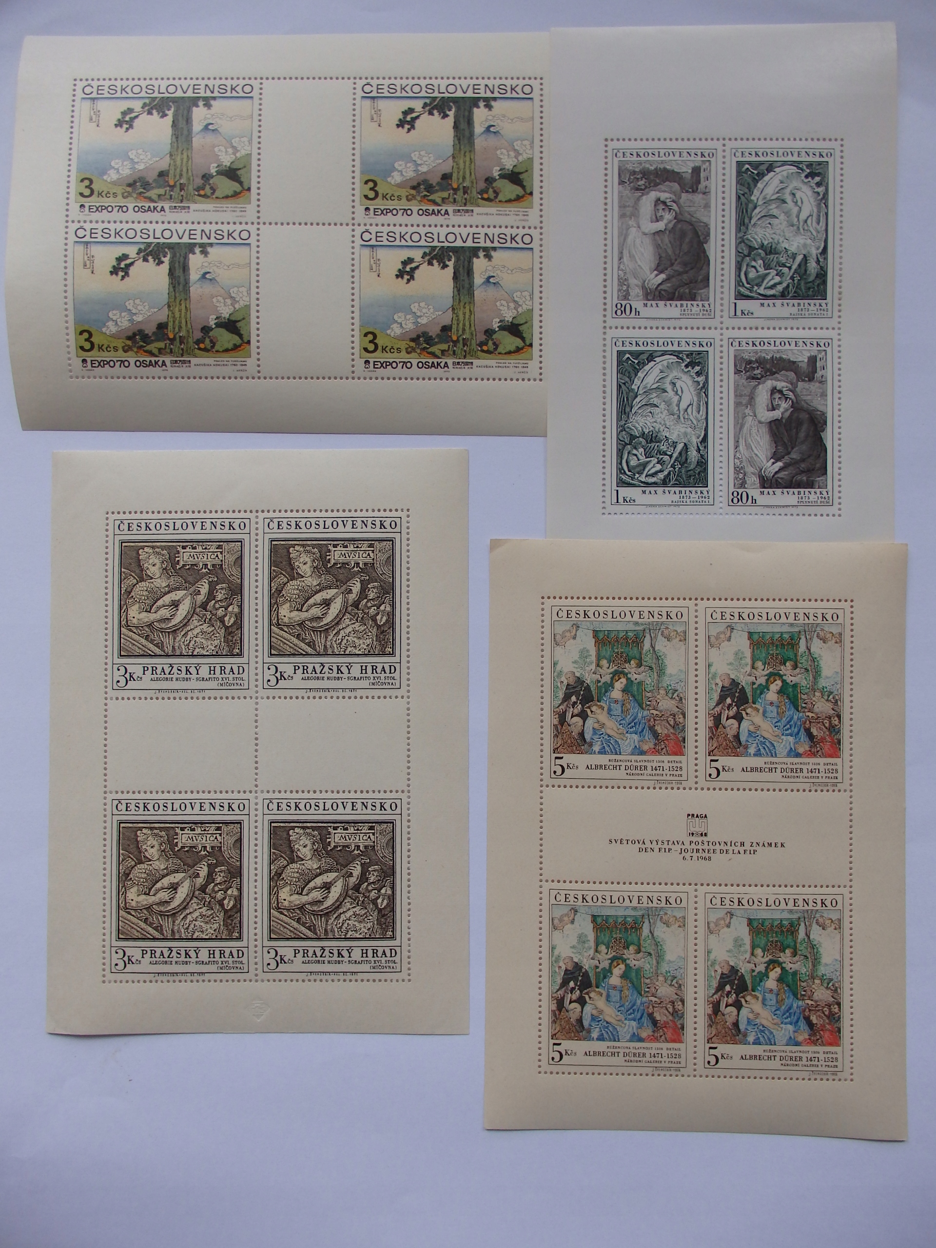 Czechosłowacja, Zestaw bloków, B8978