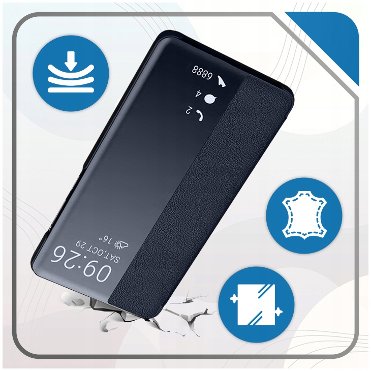 Etui do Samsung Galaxy A54, Smart View Case z INTELIGENTNĄ klapką + SZKŁO EAN (GTIN) 5907812574147