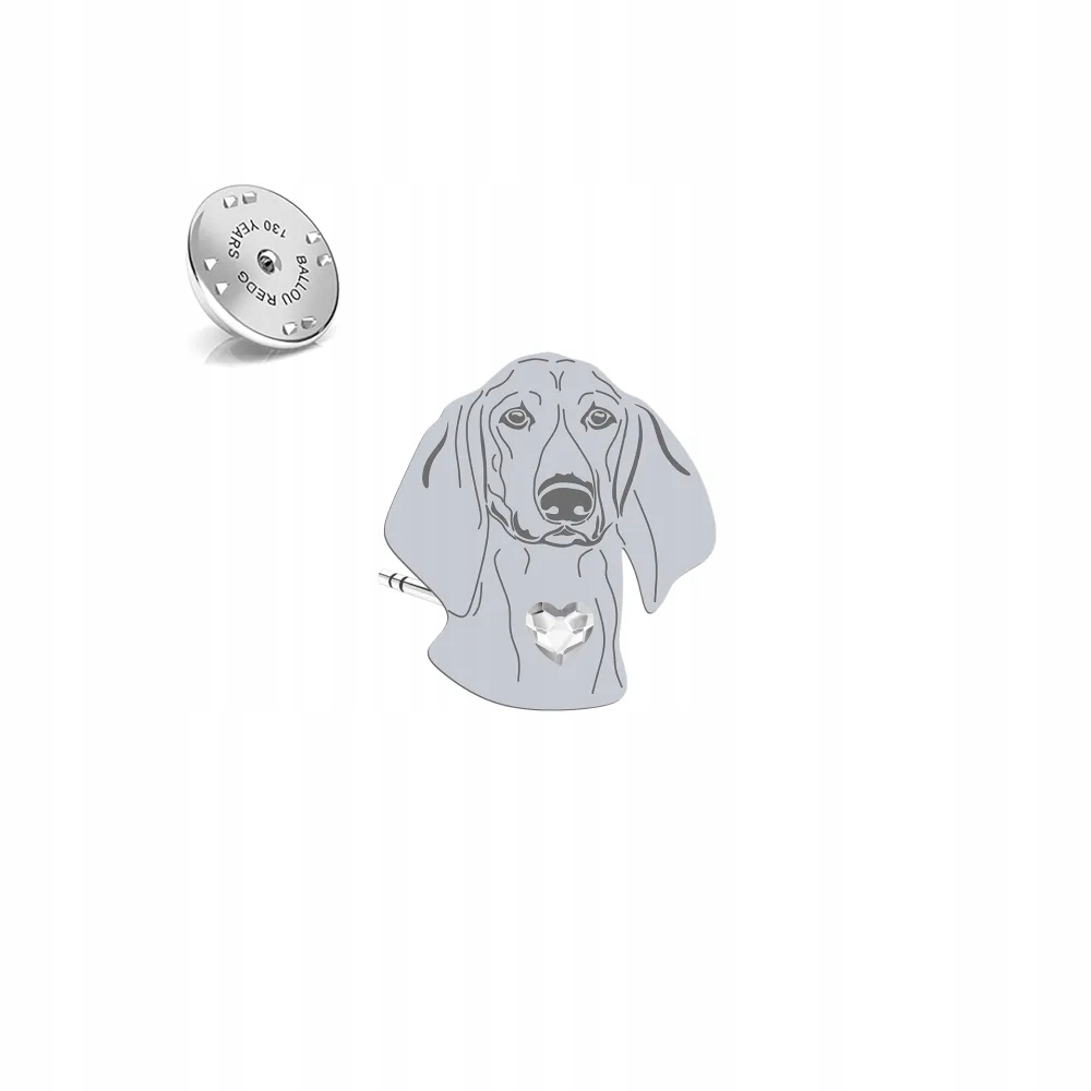 Odznak s pejskem Poitevin 925 Šperky Žena Věnování Bonus