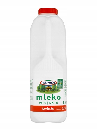 Levně Piątnica Čerstvé venkovské mléko 3,2% 6 x 1 l