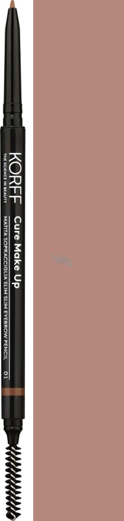 Korff Cure Make Up Slim Eyebrow Pencil automatická tužka na obočí 01 0,09 g