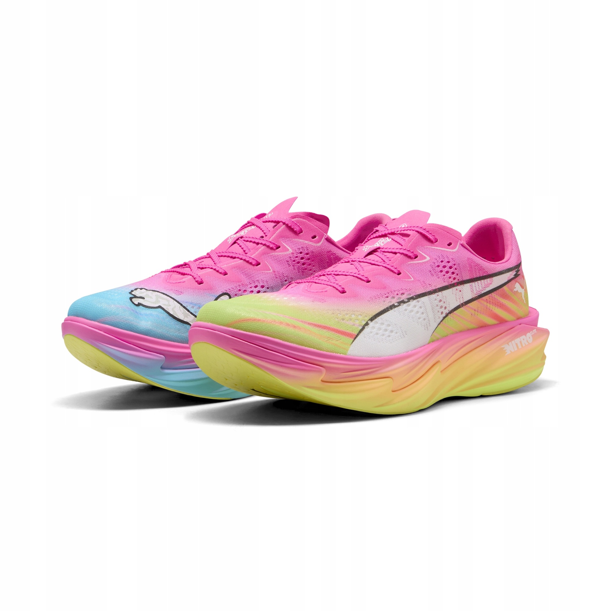 Buty męskie do biegania Puma Deviate Nitro Elite 4 31329801 różowe 42