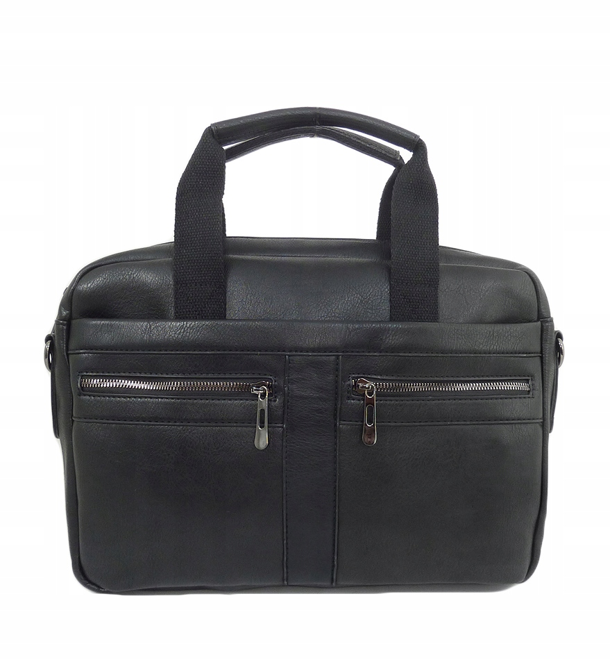 TORBA MĘSKA KIESZENIE NA RAMIĘ BRĄZ JAKOŚĆ AKTÓWKA dokumenty Model Ak01