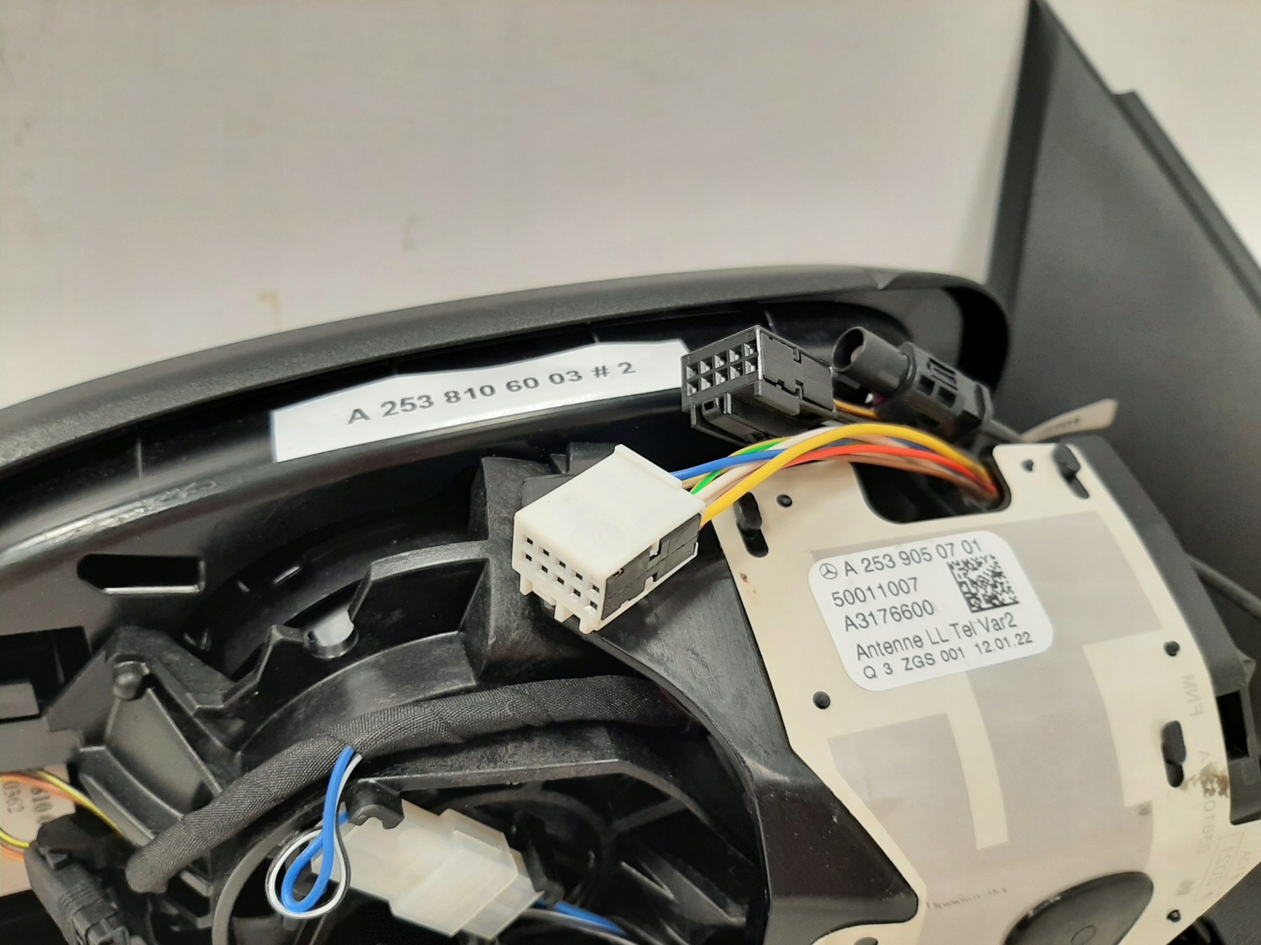 Lusterko PRAWE Mercedes GLC W253 PIN 7+7+1 Wkład Strona zabudowy lewa prawa