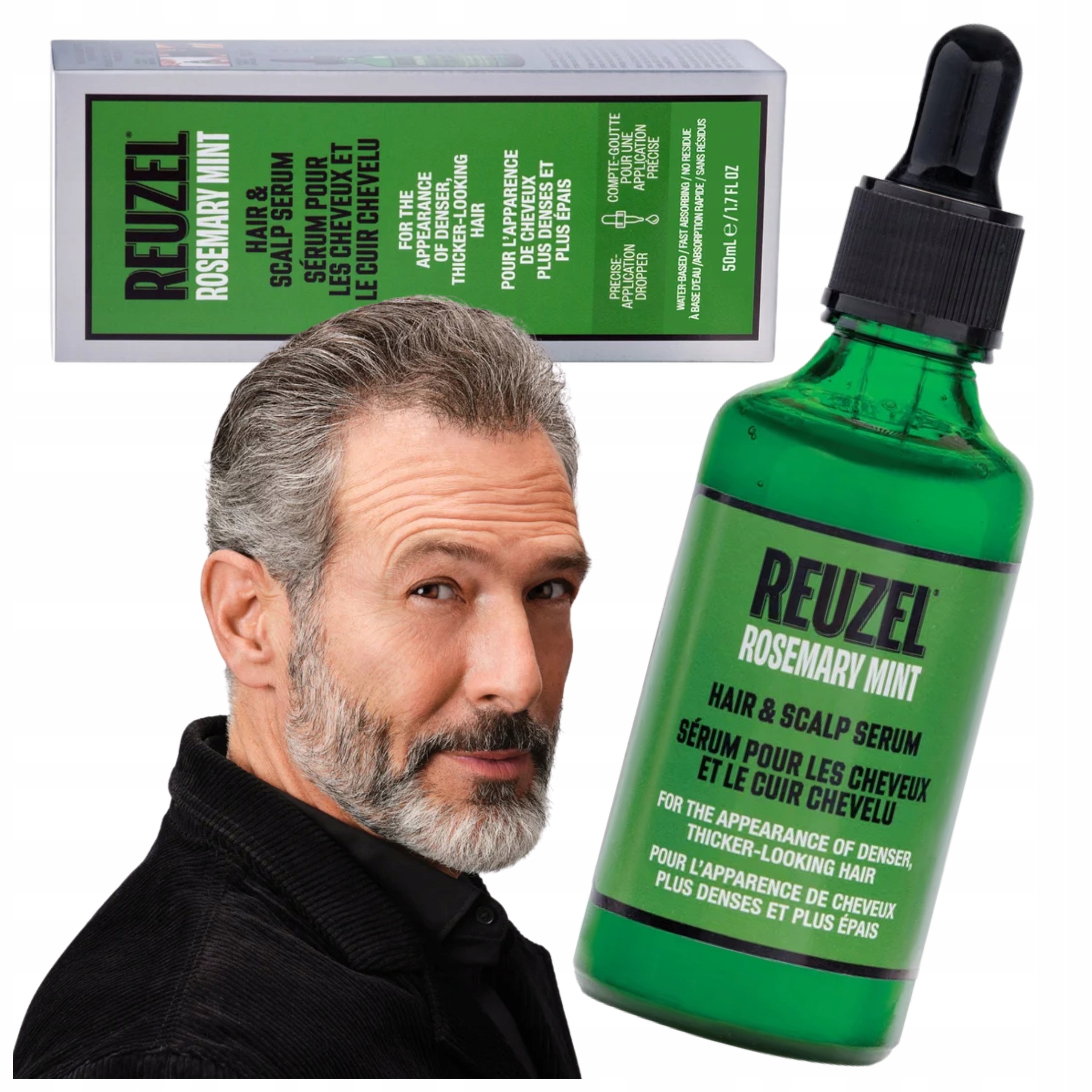 Posilující sérum na vlasy Reuzel Rosemary Mint Hair & Scalp Serum 50 ml