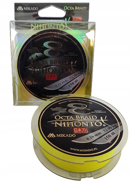 

Plecionka Mikado Octa Braid 0,16/150m/12,9kg/FLUO