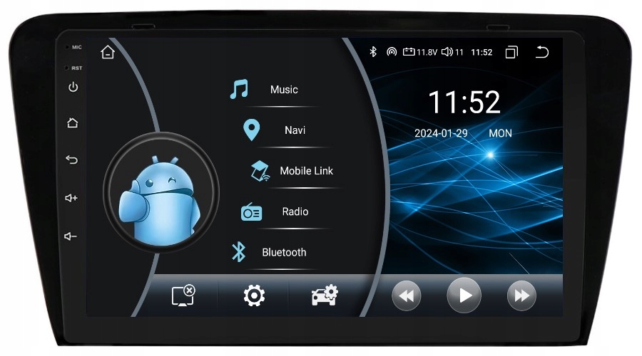 Rádio 2DIN Navigácia Android Škoda Octavia 3 III 2/32 Gb Dsp Carplay Lte