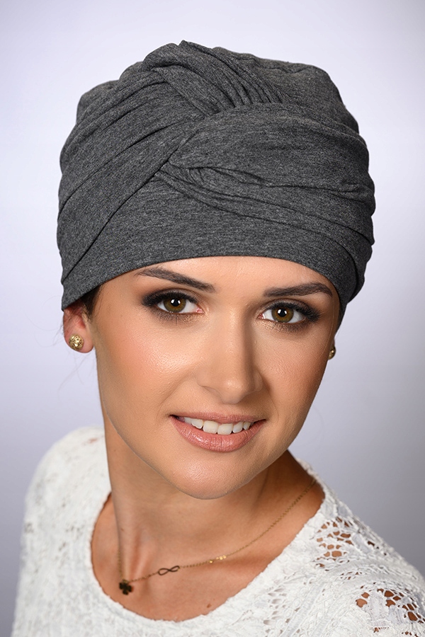 Turban ALMA B25 UNICOLOR uniwersalny viscoza turbany lidia