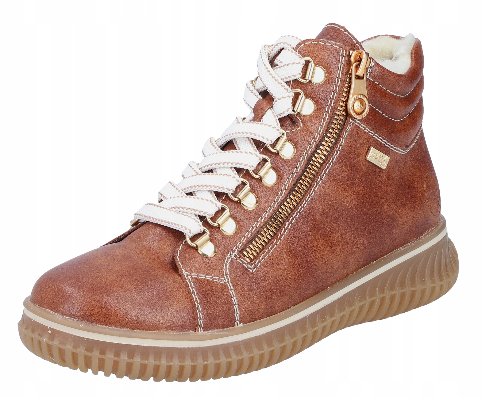 Rieker 74233-24 vel.37 hnědé kotníkové boty boty Teplé Tex