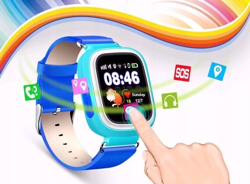 SMARTWATCH Zegarek dziecięcy LOKALIZATOR WiFi Obsługiwane systemy operacyjne Android