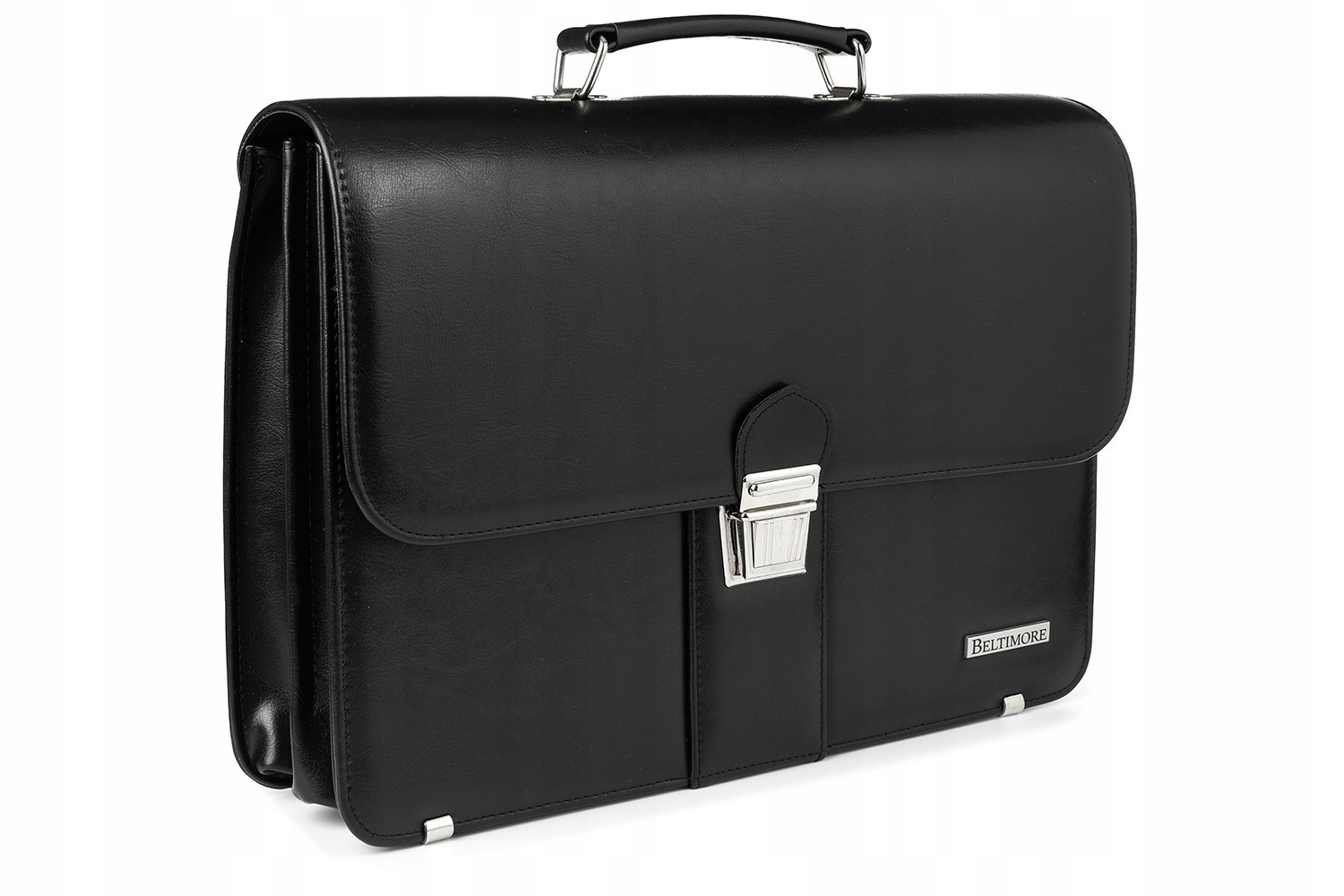 Černá pánská aktovka Beltimore, elegantní prostorná aktovka W37