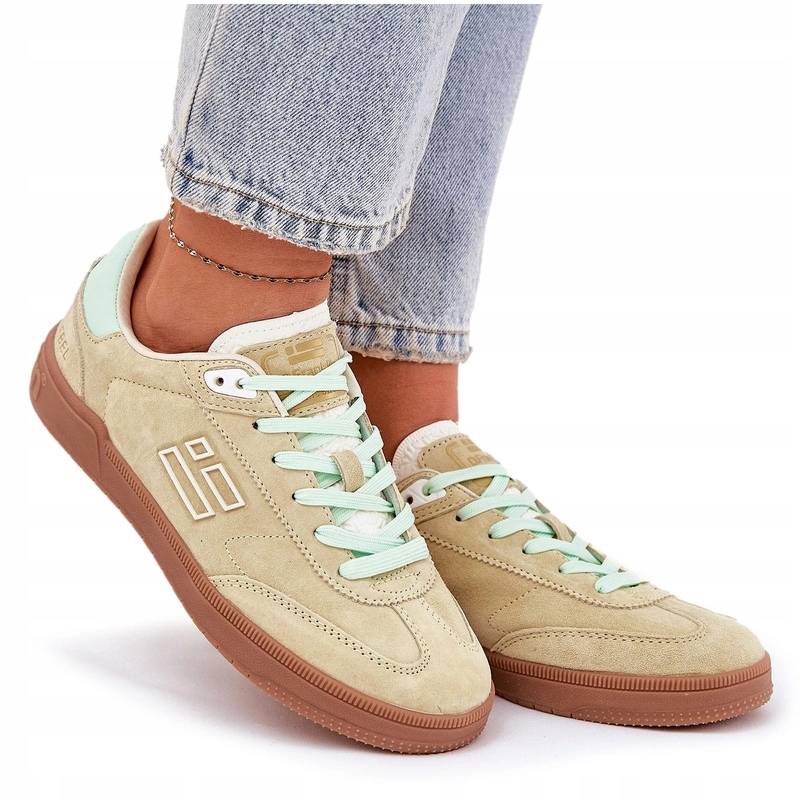 Sportovní Tenisky Semišové D.franklin DFSH387005 Limetkové 39