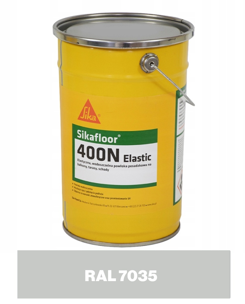 Sikafloor 400N Elastic – polyuretánová, pružná živica Ral 7035 6 kg