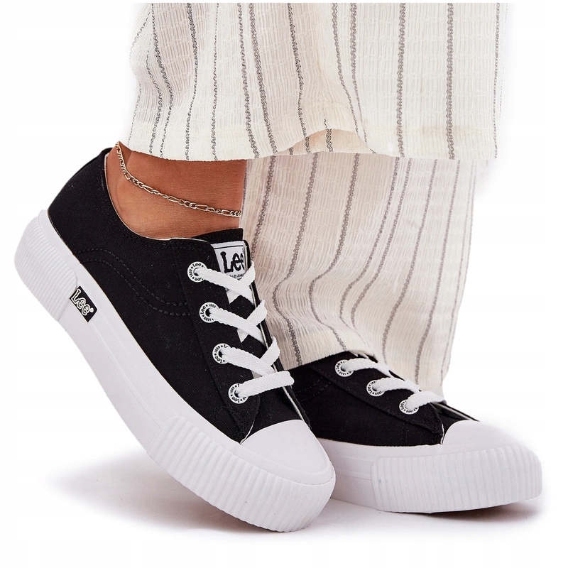 Dámské Tenisky Na Platformě Lee Isla C Women Low 50251001 Černé 40
