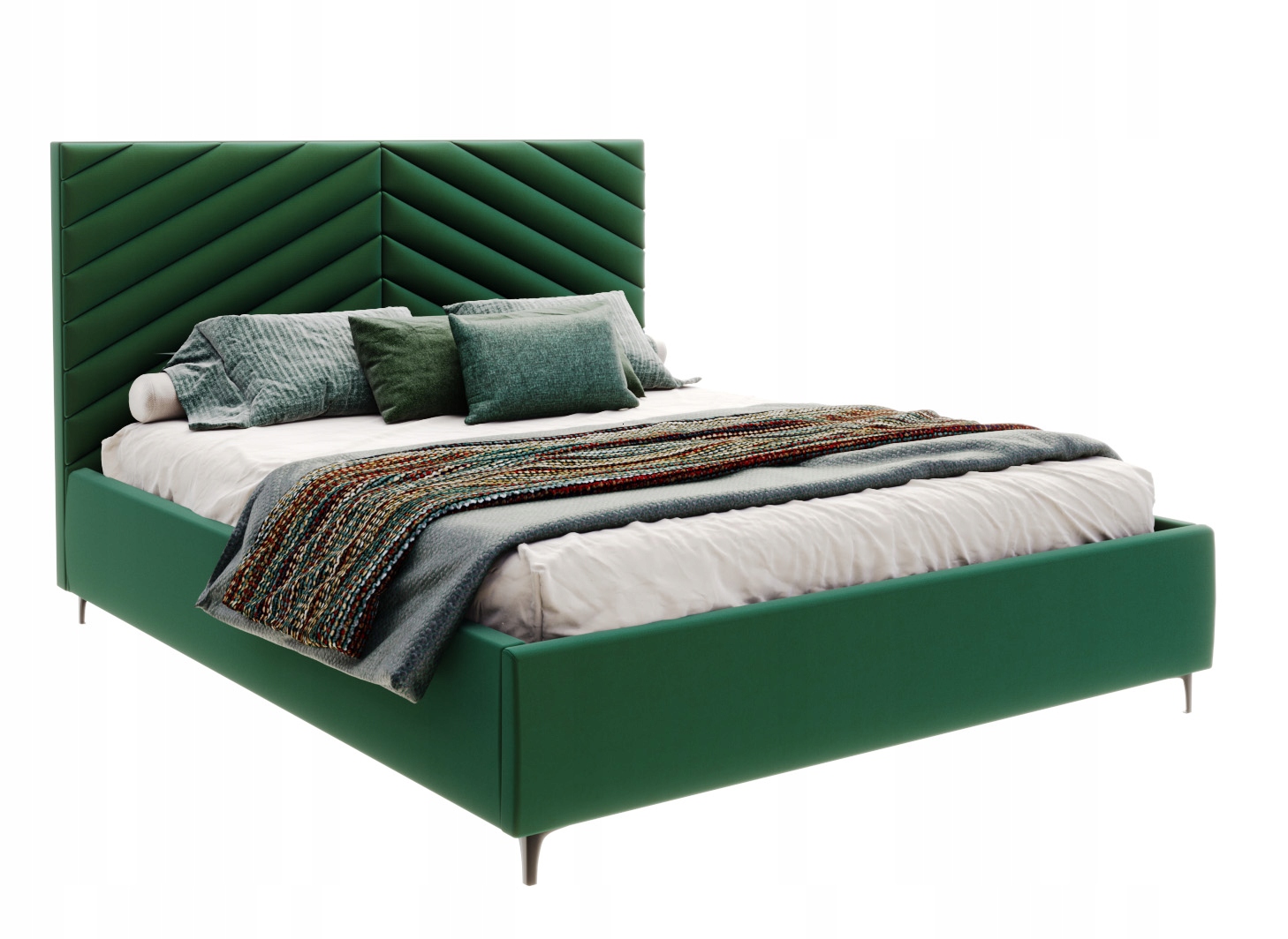 Postel 140x200 čalouněná kovová konstrukce Elegante